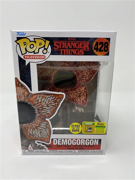 Mavin | SDCC 2022 Demogorgon Funko Pop Only Stranger Things Glow In The ...