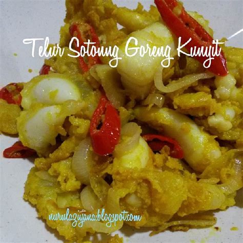 Resepi Telur Sotong Goreng Kunyit Story Of Health And Beauty