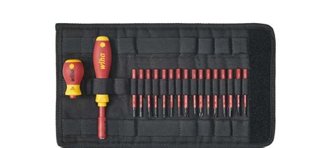 Screwdriver And Bit Set SlimVario Mixed 19 Pcs Incl Folding Bag