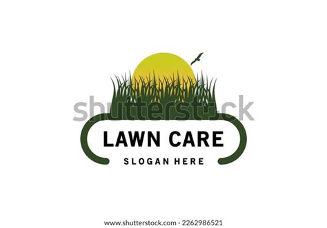 Green Grass Lawn Care Logo Template Stock Vector (Royalty Free ...