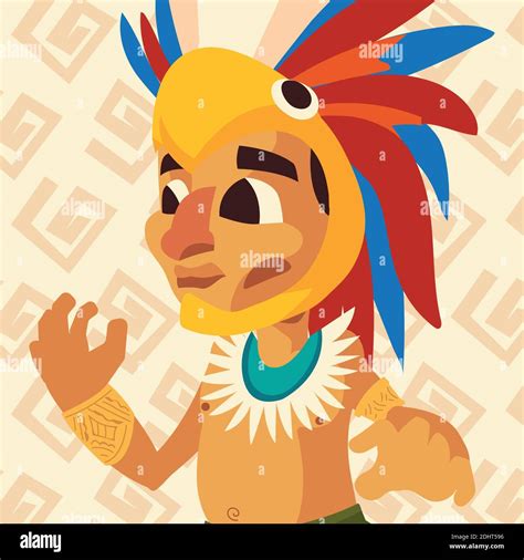 Aztec Warrior Clipart