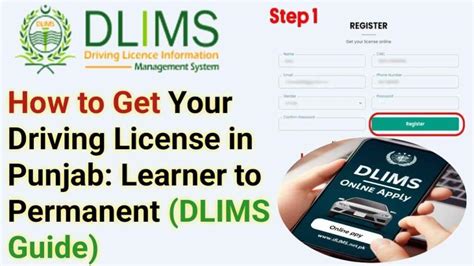 How To Get Driving License Through Dlims Punjab From Learner To Permanent Driving License Dlims