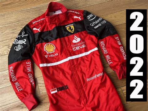 Charles Leclerc 2022 Racing Suit Ferrari F1