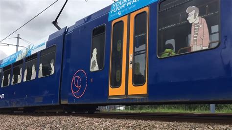 Stagecoach Sheffield SuperTram 123 Passing Nunnery Tram Depot YouTube