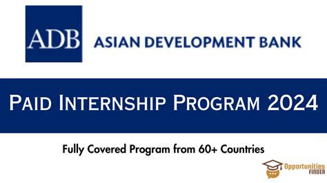 Asian Development Bank Internship Program Opportunities Finder