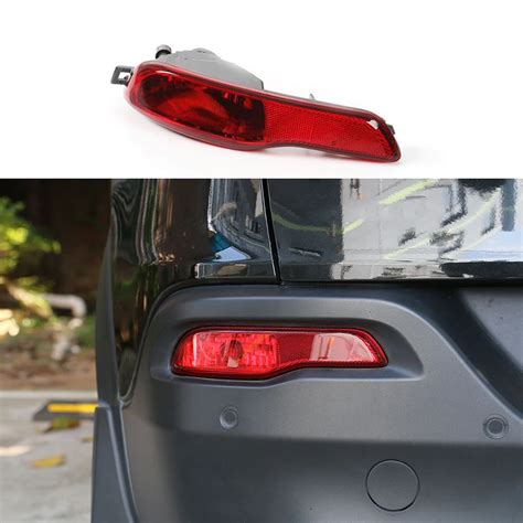 Pcs For Jeep Cherokee Led Rear Bumper Side Fog Light Lamp