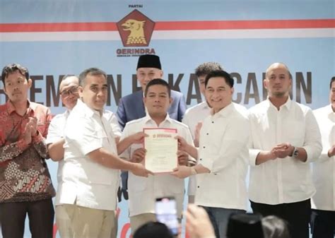 Gerindra Resmi Usung Andra Soni Dan Dimyati Natakusumah Di Pilgub