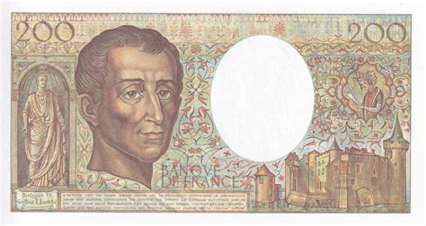 Billet France Francs Montesquieu S Rie B F