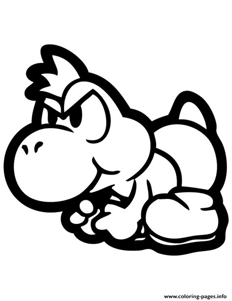 Yoshi Coloring Coloring Pages