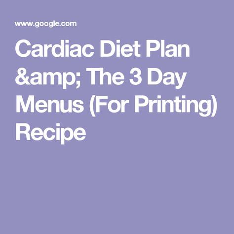 10 Cardiac Diet ideas | diet, cardiac diet, diet recipes