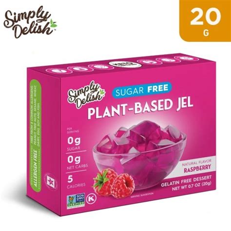 Buy Simply Delish Sugar Free Plant Based Raspberry Jelly G