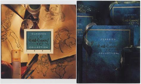 5 WALT DISNEY CLASSICS COLLECTION Catalogues of Animation Art ...