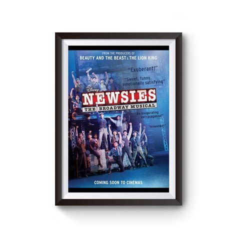 Disney's Newsies The Broadway Poster