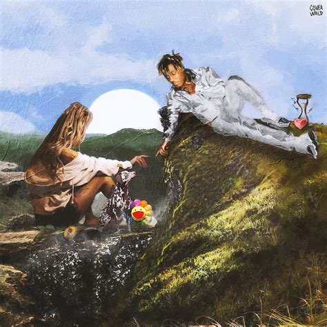 The Creation of Juice WRLD & Ally Lotti Painting by me (Insta: Cover
