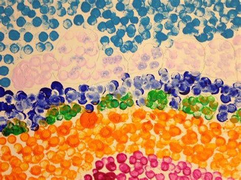 Acrylic Pointillism Pointillism Painting Art