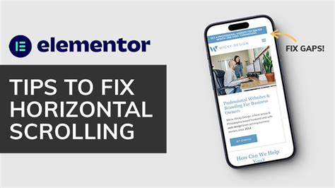 Elementor Mobile Design Tips To Fix Horizontal Scrolling Wicky Design