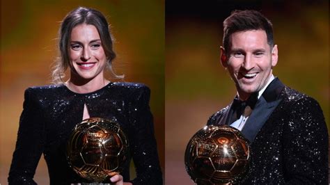 Lionel Messi y Alexia Putellas ganadores del Balón de Oro 2021: así fue ...