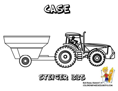 Tractor Coloring Pages To Print Free Tractor Coloring Tractors