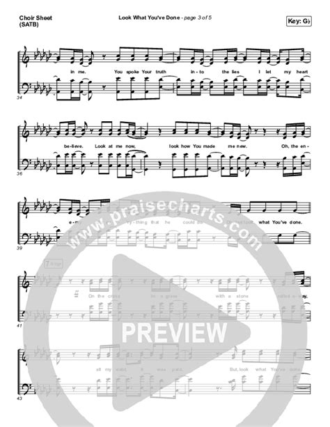 Look What You Ve Done Sheet Music PDF Tasha Layton PraiseCharts