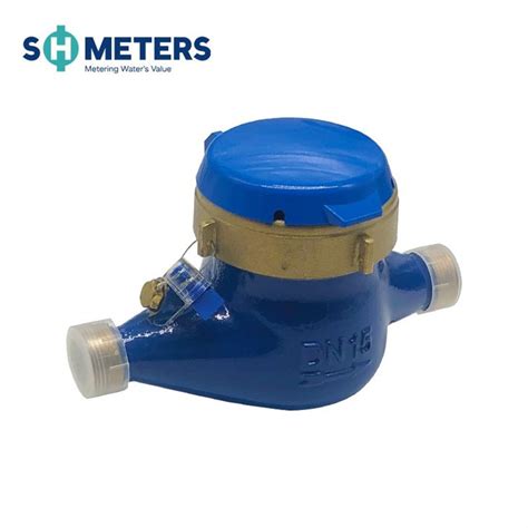 R160 Multi Jet Water Meter Brass Body Dry Type Water Meter