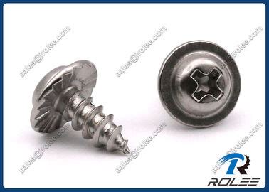 Stainless Steel Philips Pan Washer Head Serrated Self Tapping