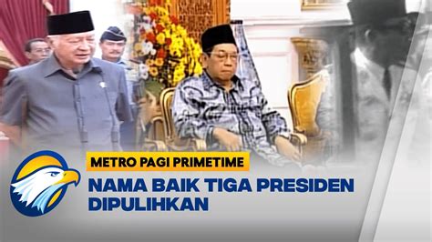 MPR Cabut TAP MPR Soekarno Soeharto Gus Dur Metro Pagi Primetime