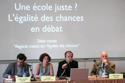 Premi Re Table Ronde Regards Crois S Sur L Galit Des Chances Les