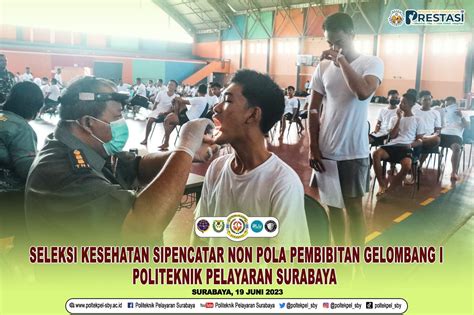 Seleksi Kesehatan Sipencatar Jalur Non Pola Pembibitan Gelombang I