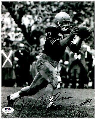 Joe Bellino Navy 1960 Heisman College Football Signed 8x10 B&W Photo PSA | eBay