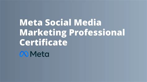 Best Meta Certifications Worth Taking Free Paid