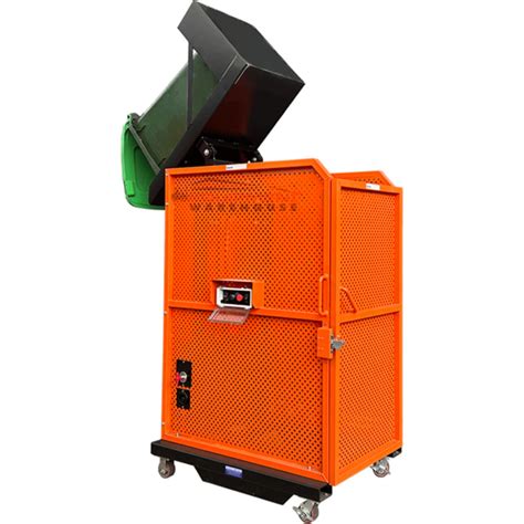 Kg Electric Hydraulic Wheelie Bin Tipper With Gate Attachments For