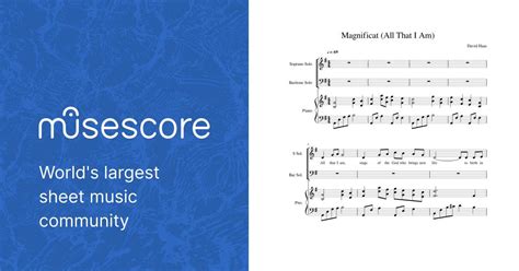 Magnificat All That I Am Sheet music for Piano, Vocals (Mixed Trio ...