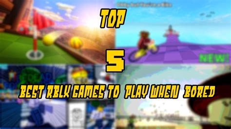 Top 5 Roblox Games To Play When Bored Youtube