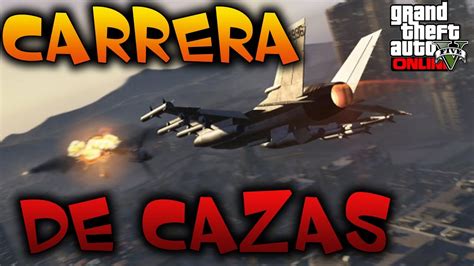 Carrera Gta V De Cazas Arrancando Farolas Race Gta Online Pc