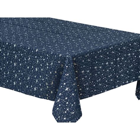 Nappe galaxy argenté 140x240cm bleu bleuargenté Feerie Christmas La