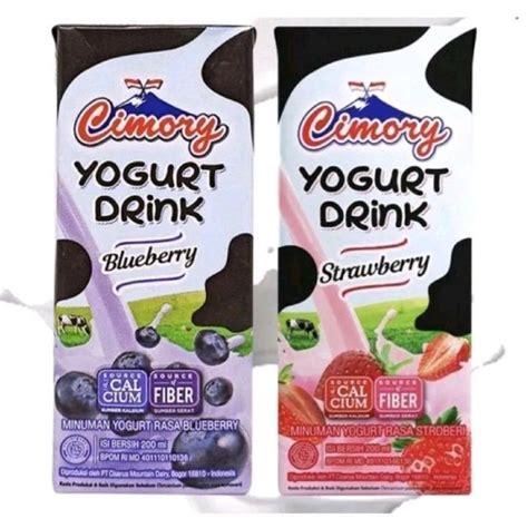 Jual CIMORY YOGHURT DRINK 200ml BLUEBERRY STRAWBERRY STROBERI Shopee