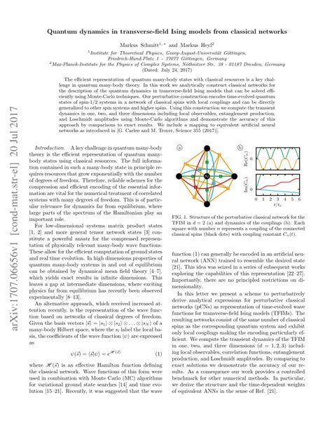 PDF Quantum Dynamics In Transverse Field Ising Models From Classical