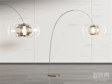 Modern Floor Lamp Sketchup Model Download Model Id218147993 1miba