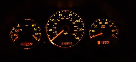 Подсветка приборов — Mercedes-Benz M-Class (W163), 3,2 л, 2001 года ...