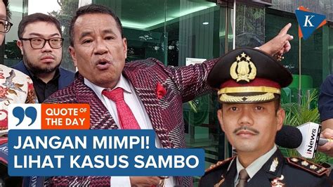 Hotman Paris Minta Kuasa Hukum AKBP Dody Berpikir Rasional YouTube