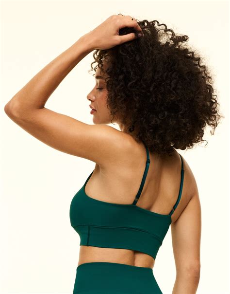 The Everyday Bralette Dark Green Seamless Contour Bralette Xs Xl