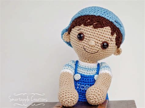 Tobias Amigurumi Boy Doll By Smartapple Creations Boy Doll Crochet