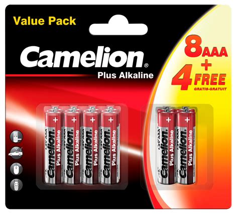 Micro Batterie CAMELION Plus Alkaline 1 5 V LR03 Typ AAA 8 4 Er