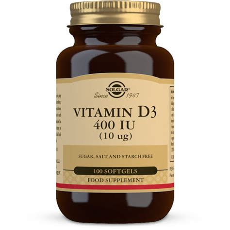 Solgar Vitamin D3 400IU