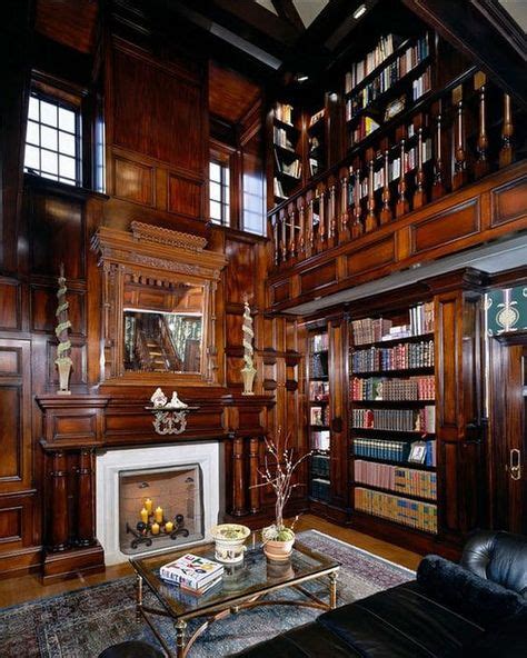 14 Cozy Library Fireplaces Wed Love To Come Home To In 2020 Home