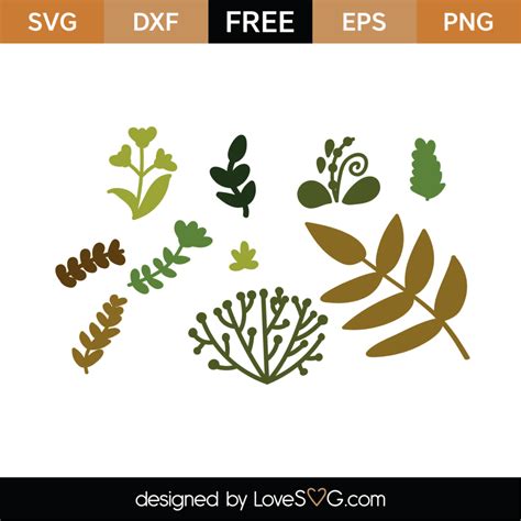 Free Nature SVG Cut Files | Lovesvg.com