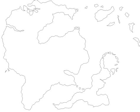 Blank Fictional Country Maps