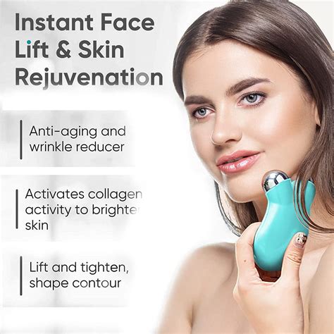 Microcurrent Face Device Roller Lift The Face And Tighten The Skin