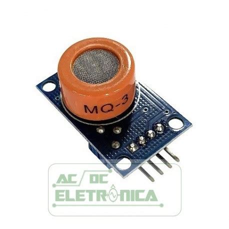 Modulo sensor de gás etanol MQ 3