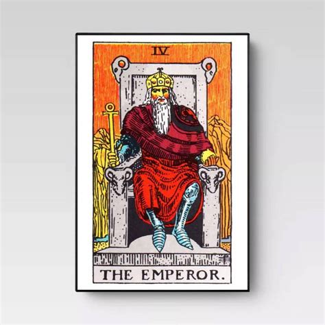 The Emperor Tarot Card Art The Emperor Tarot Fan Art Etsy